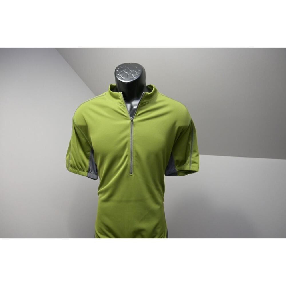 Novara‎ Athletic Cycling Jersey 1/2 Zip Green Short Sleeve Mens Size XL